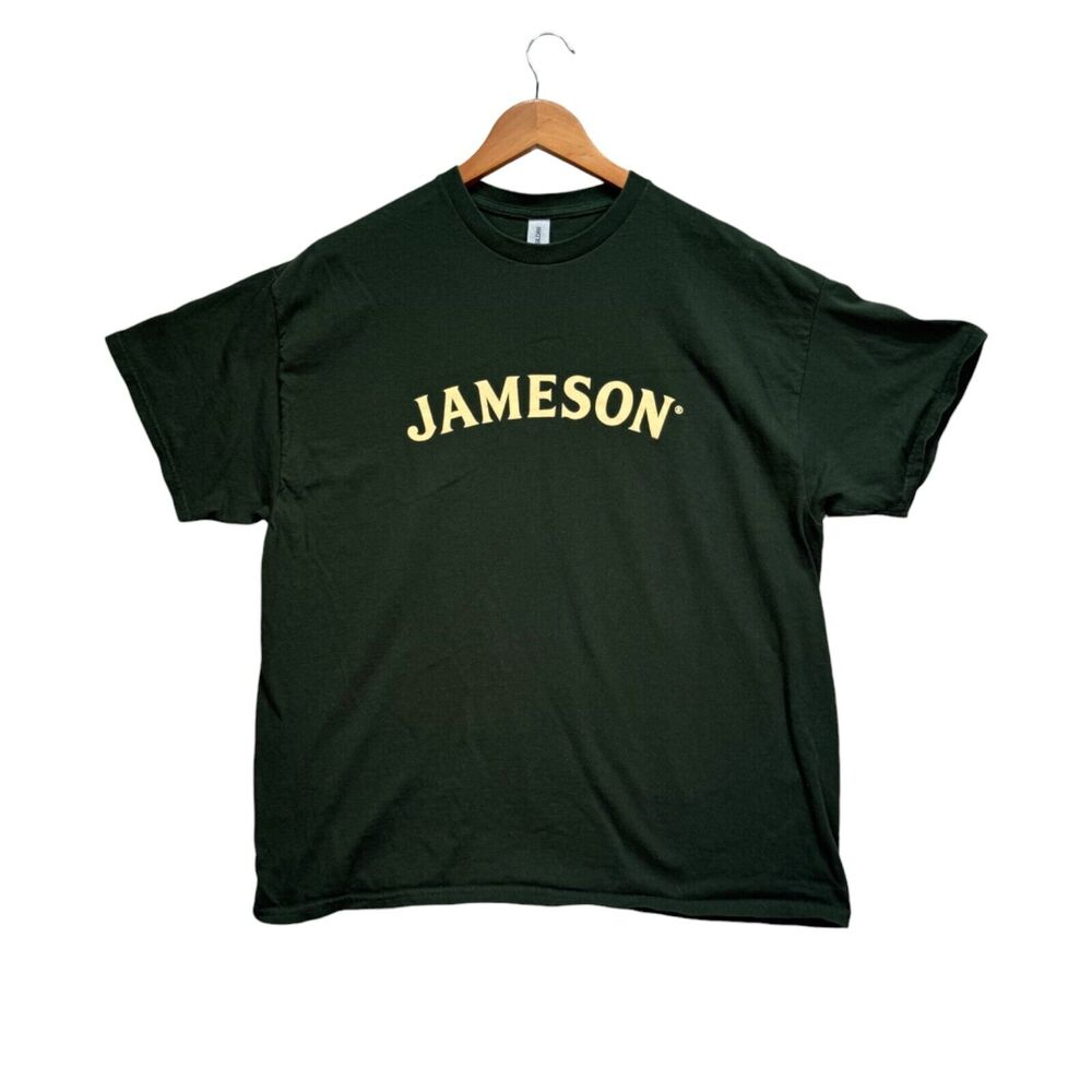 Jameson Irish Whiskey Promo Green Yellow Whisky Alcohol T Shirt New Men's XL